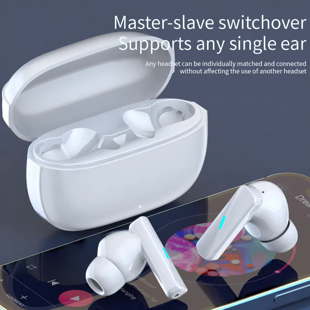 Bass Boost Wireless Earbuds, TWS Stereo Headphones, High Quality, LED Display bluetooth Earphone for Gaming Sport