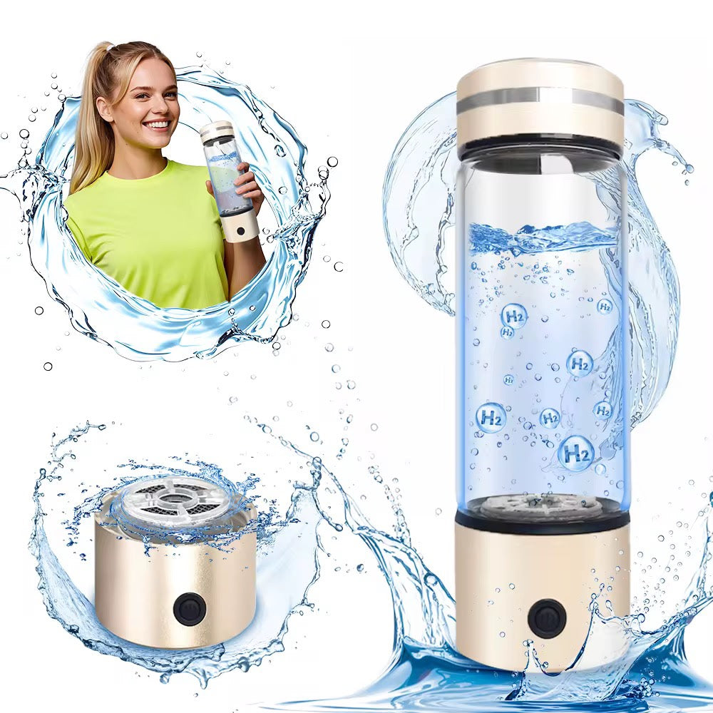 High Capacity Hydrogen Rich Water Bottle Portable Hydrogen Water Bottle Water Hydrogen Generator